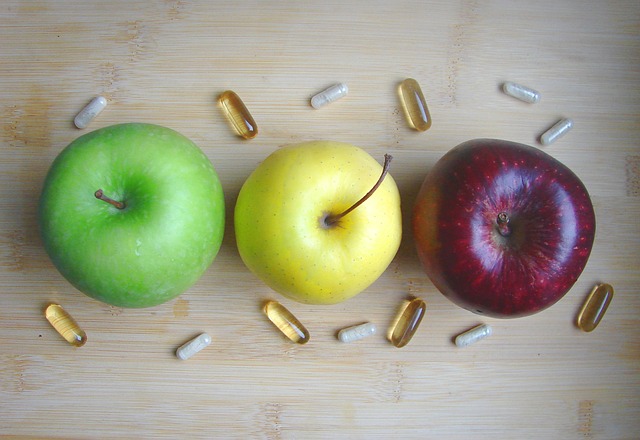jablka, tabletky